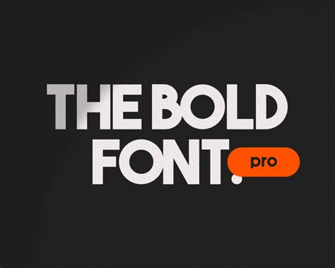 Bold Fonts For Logos