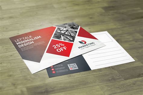 PSD Modern Postcard Design 002835 - Template Catalog