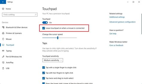 How to disable touchpad when mouse is connected on Windows 10 | Windows ...