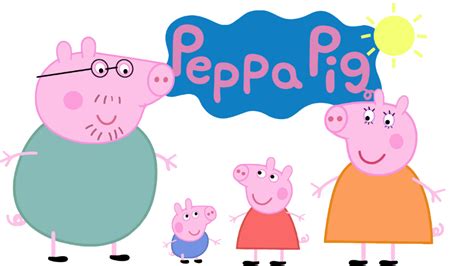 Peppa Pig Family transparent PNG - StickPNG