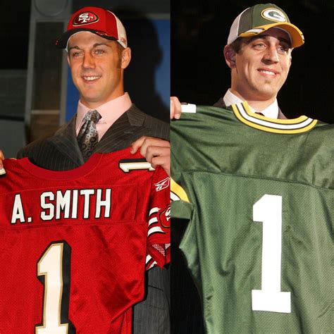 2005 NFL Draft 1st round: No. 1 - Alex Smith No. 24 - Aaron Rodgers ...