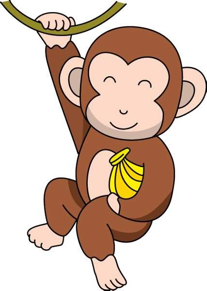 Monkey banana clipart clipart – Clipartix