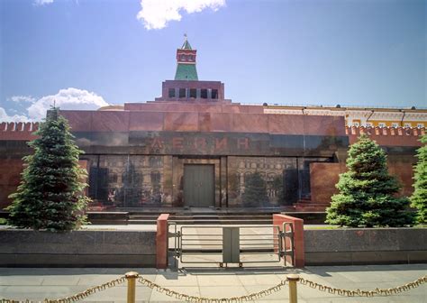 Lenin Mausoleum at the Red Square in Moscow, Russia