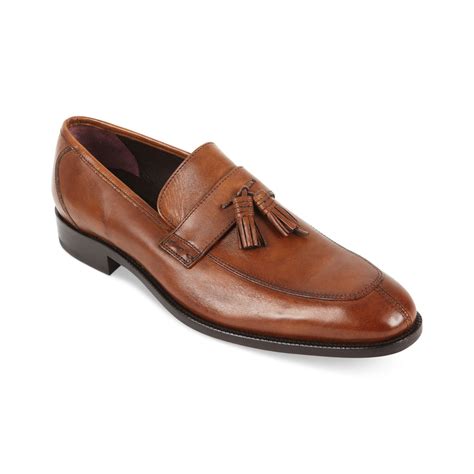 Johnston & murphy Carlock Tassel Loafers in Brown for Men | Lyst