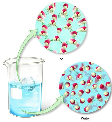 Freezing Water Molecules