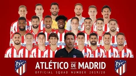 ATLETICO MADRID SQUAD 2019/2020 - YouTube