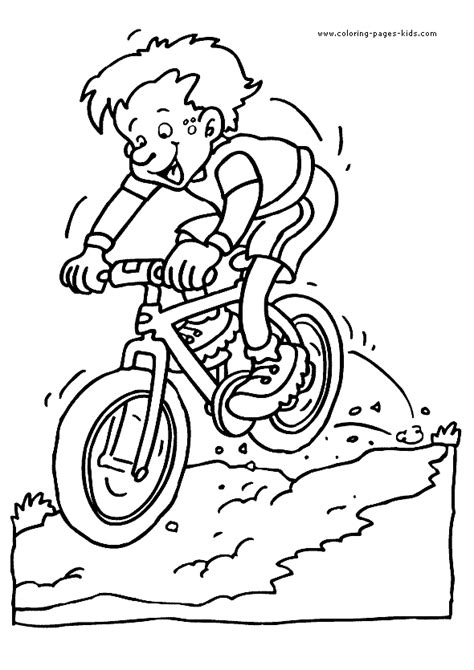 Free Mountain Bike Coloring Pages, Download Free Mountain Bike Coloring ...