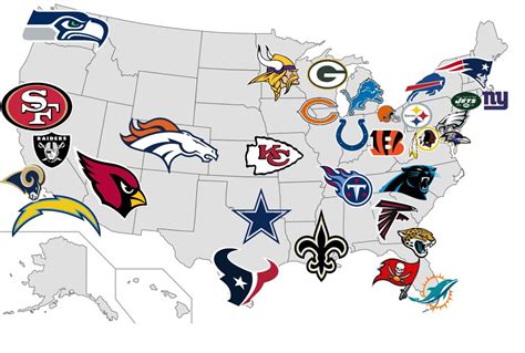 Nfl Team Logo Map | Images and Photos finder