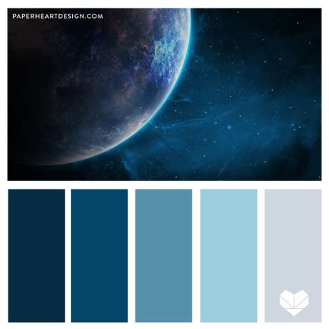 Color Palette: Awesome Space — Paper Heart Design Co.