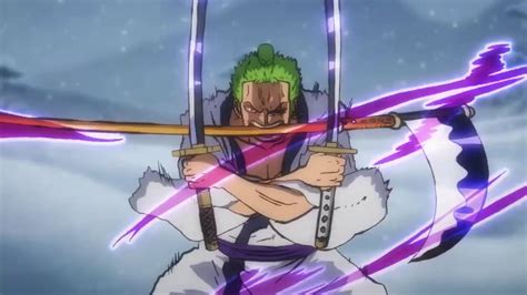 Zoro uses Three Sword Style with a scythe!! - YouTube