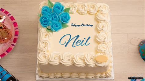 🎂 Happy Birthday Neil Cakes 🍰 Instant Free Download