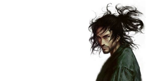 Vagabond, Miyamoto Musashi, monochrome, manga, samurai, kimono, Japan ...