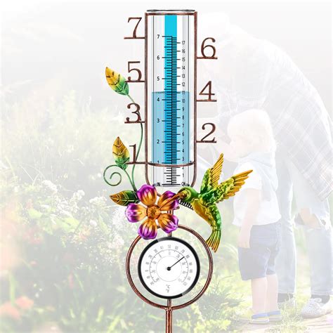 VANCORE Rain Gauge Large Rain Gauges Outdoor for Garden Decor - Walmart.com