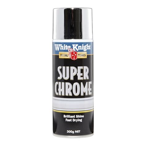 White Knight 300g Super Chrome Spray Paint | Bunnings Warehouse