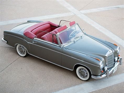 1958, Mercedes, 220 se, Cabriolet, Convertible, Classic, Cars ...