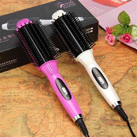 Premium New Curling Iron Brush Ceramic Tourmaline Ionic Hot Hair Curler ...