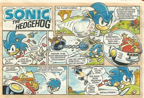 Sonic the Hedgehog (comic strip) | Sonic News Network | FANDOM powered ...