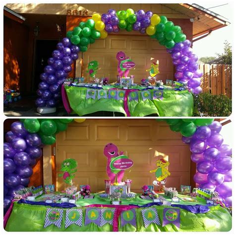 barney Birthday Party Ideas | Photo 1 of 8 Barney Birthday Party ...