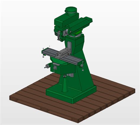 Milling Machine 3D model cad file & view picture for free downloads ...