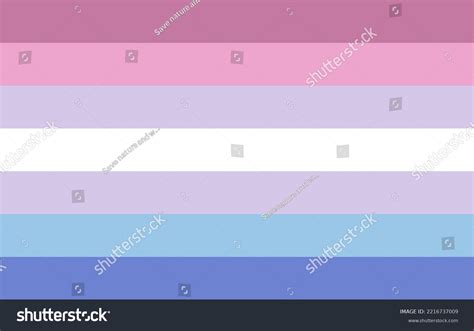 Bigender Flag Pride Vector Illustration Gender Stock Vector (Royalty ...