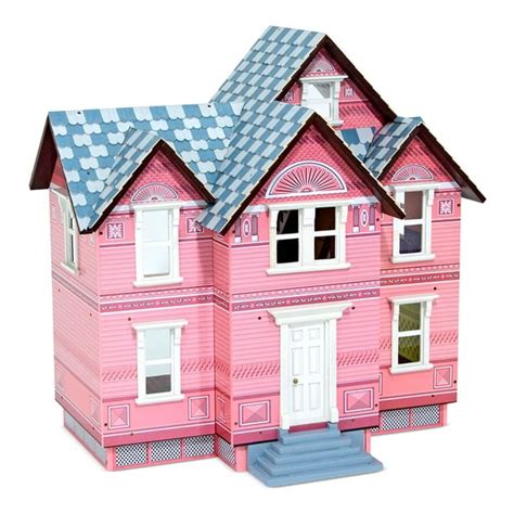 Melissa & Doug Classic Heirloom Victorian Wooden Dollhouse - Walmart ...