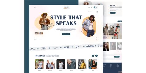 Fashion Landing Page Design | Figma