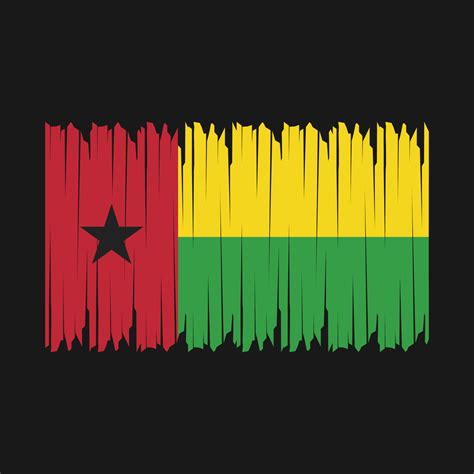 Guinea Bissau Flag Brush 21670143 Vector Art at Vecteezy