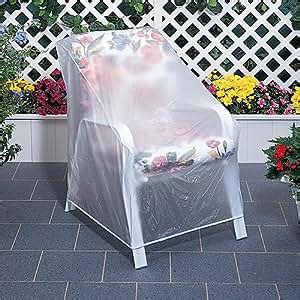 Amazon.com : Set of 2 Outdoor Vinyl Clear Chair Furniture Protector ...