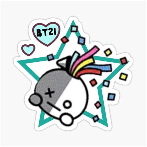 " Bt21 Van" Sticker for Sale by theclassic2 | Redbubble