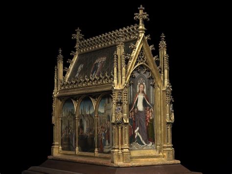 Hans Memling, Saint Ursula Shrine, 1489, St. John’s Hospital, Bruges ...