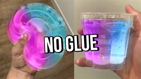 Testing VIRAL NO GLUE SLIMES! How to make DIY NO GLUE slimes, WATER ...