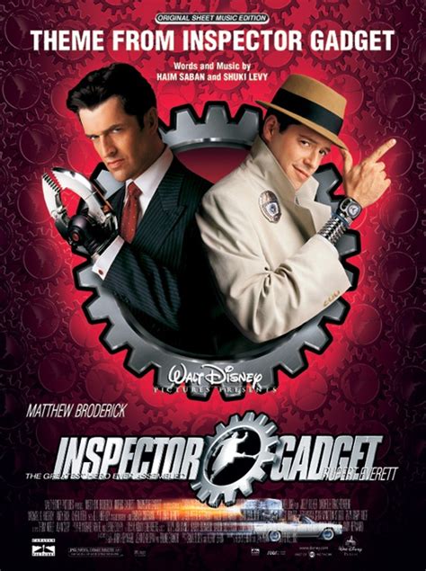 Inspector Gadget Theme: Piano/Vocal/Chords: Haim Saban - Digital Sheet ...