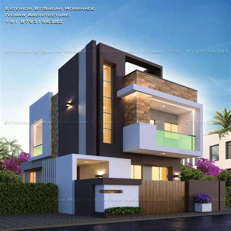 Bungalow Exterior Modern Villa Design – BESTHOMISH