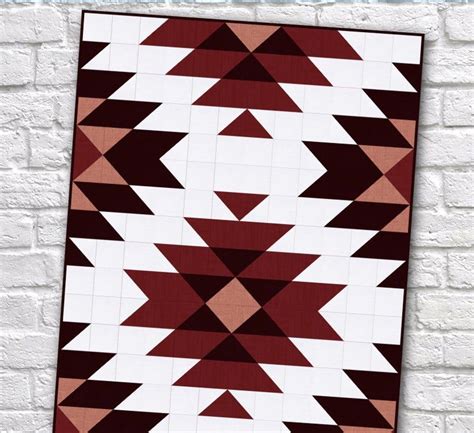 Modern Southwest Quilt Patterns | Aztec quilt pattern, Native american ...