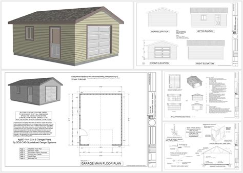 10 x 12 gambrel shed plans 20x24 garage | Nolaya