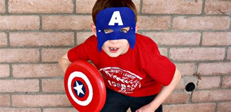 DIY Captain America Costume Ideas For Kids - Julie Ann Art