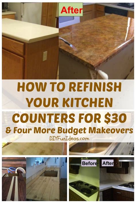 How To Refinish Your Kitchen Counter Tops For Only $30!