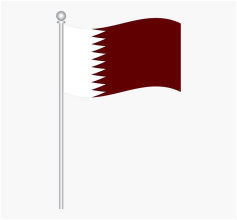 Flag Of Qatar World - Flag Of Qatar Png, Transparent Png - kindpng