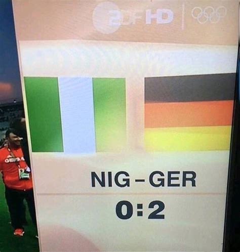 Nigeria vs Germany in football - Meme Guy