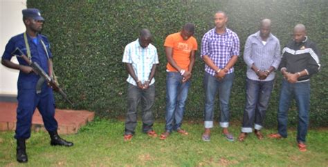 Rwanda National Police apprehends suspected fraudsters in Kigali