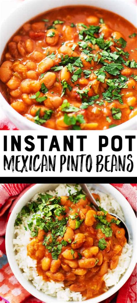 Instant Pot Mexican Pinto Beans