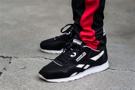 Reebok Classic Nylon Black White Review