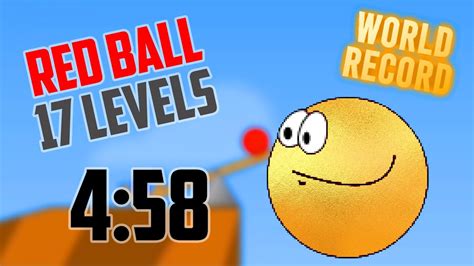 (FWR) [4:58.850] Red Ball Speedrun - 17 Levels - YouTube