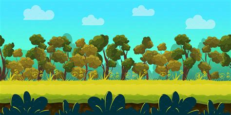 Cartoon Forest Landscape | Illustrations ~ Creative Market