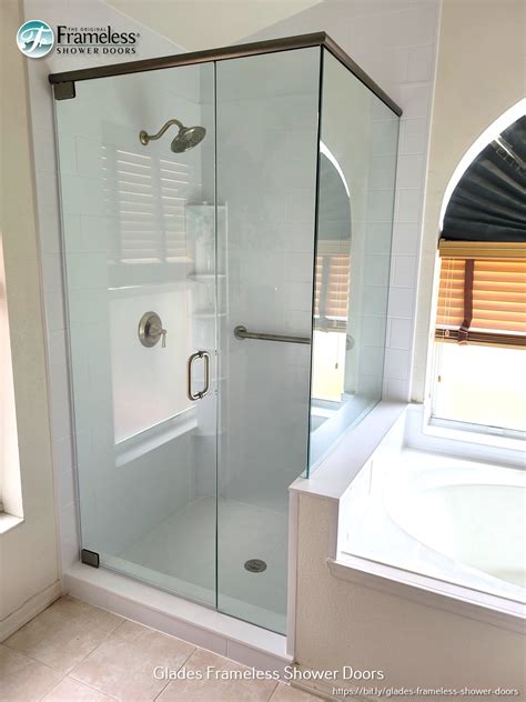 Glass Shower Enclosures with Half Wall | Frameless Shower Doors