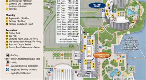 Contemporary Resort Map | KennythePirate.com