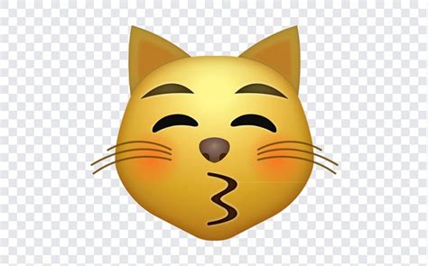 Kissing Cat Emoji PNG | Cat emoji, Ios emoji, Emoji