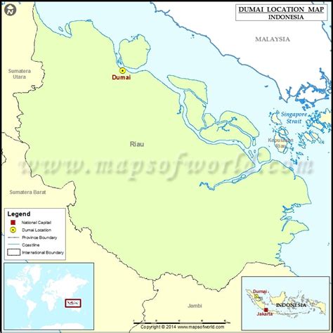 Where is Dumai | Location of Dumai in Indonesia Map