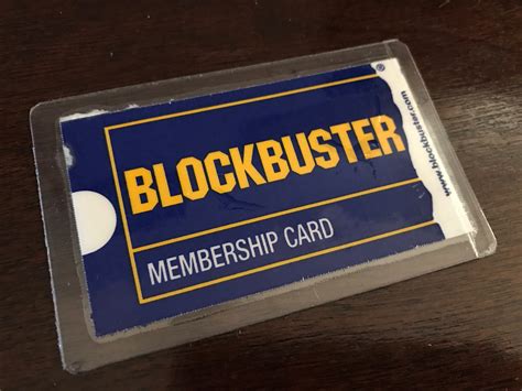 Found my blockbuster membership card : nostalgia