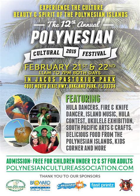 12th Annual Polynesian Cultural Arts Festival in Oakland Park ...